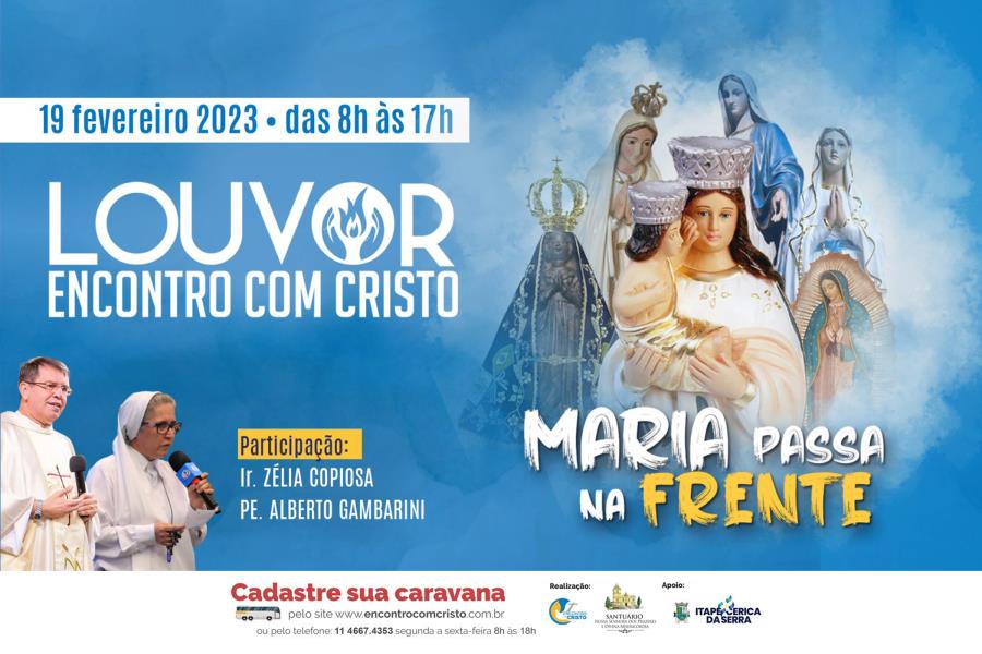 Louvor Encontro com Cristo acontece neste domingo, 19, em Itapecerica da Serra