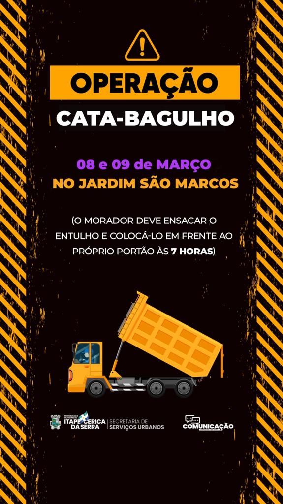 São Marcos recebe quarta e quinta ações de zeladoria e cata-bagulho