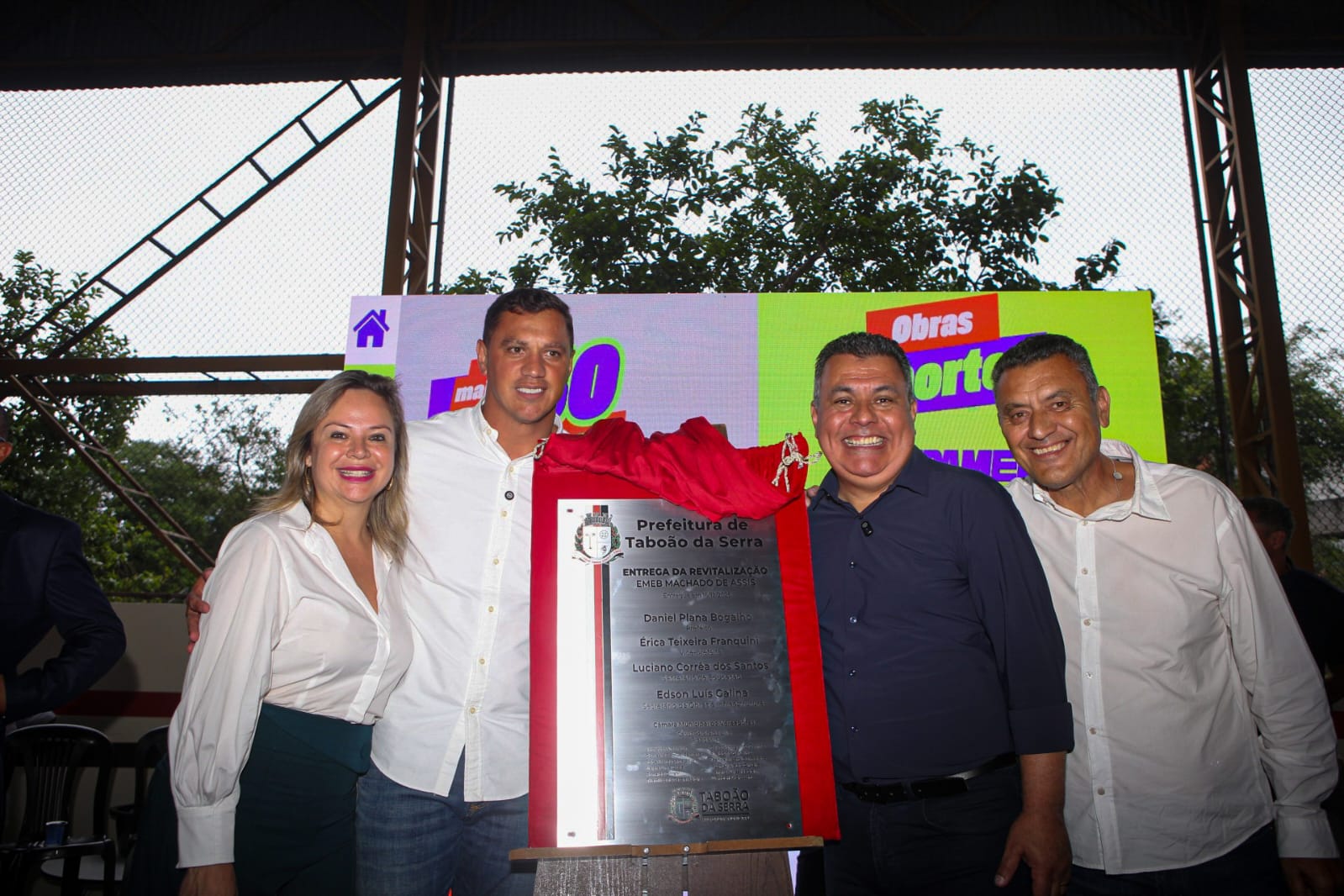 EMEB Machado de Assis é entregue reformada em Taboão da Serra