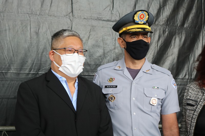 Prefeito Dr. Nakano prestigia aniversário do 25º Batalhão da PM