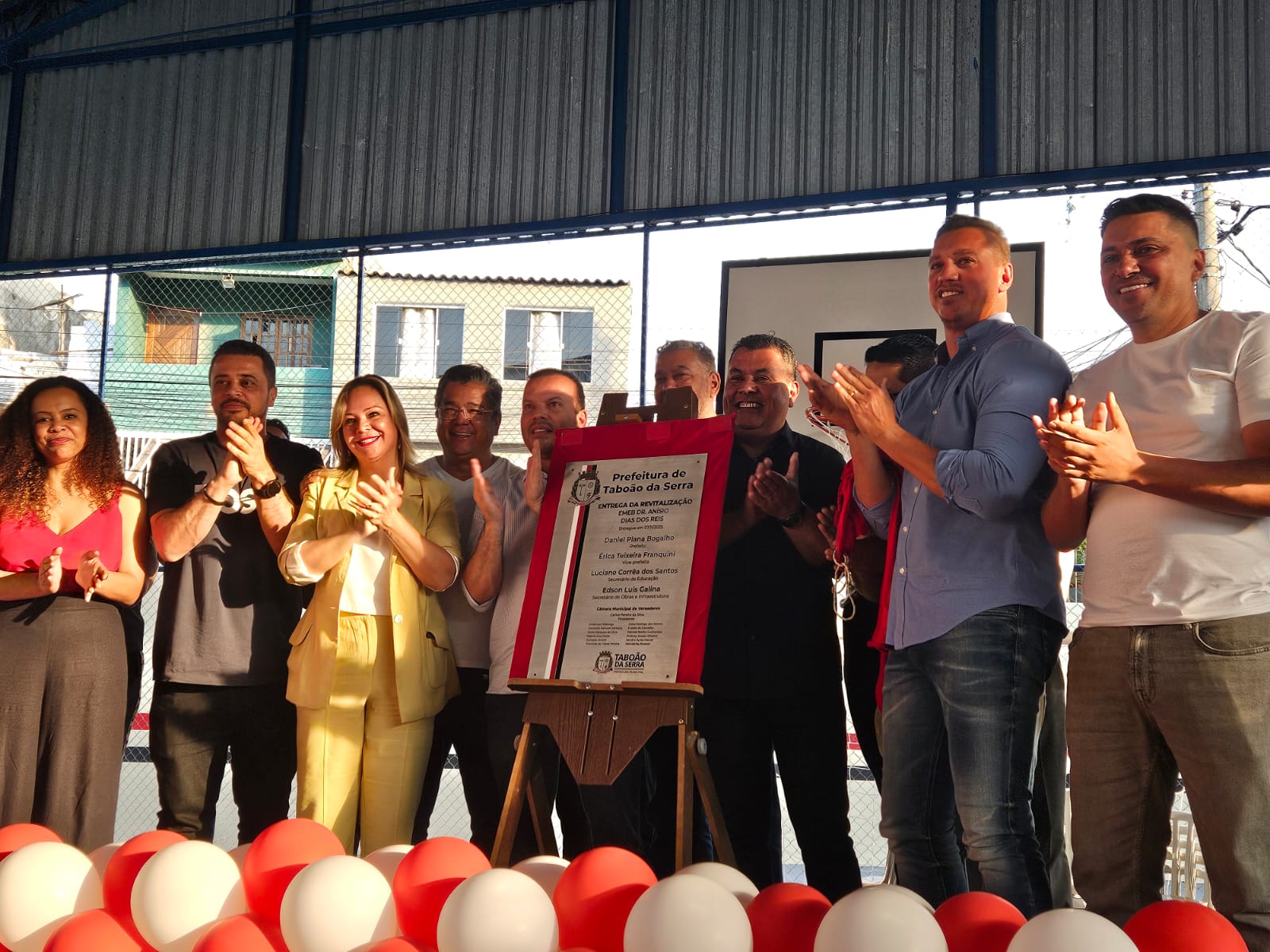 EMEB Dr. Anísio Dias dos Reis é entregue totalmente revitalizada em Taboão da Serra