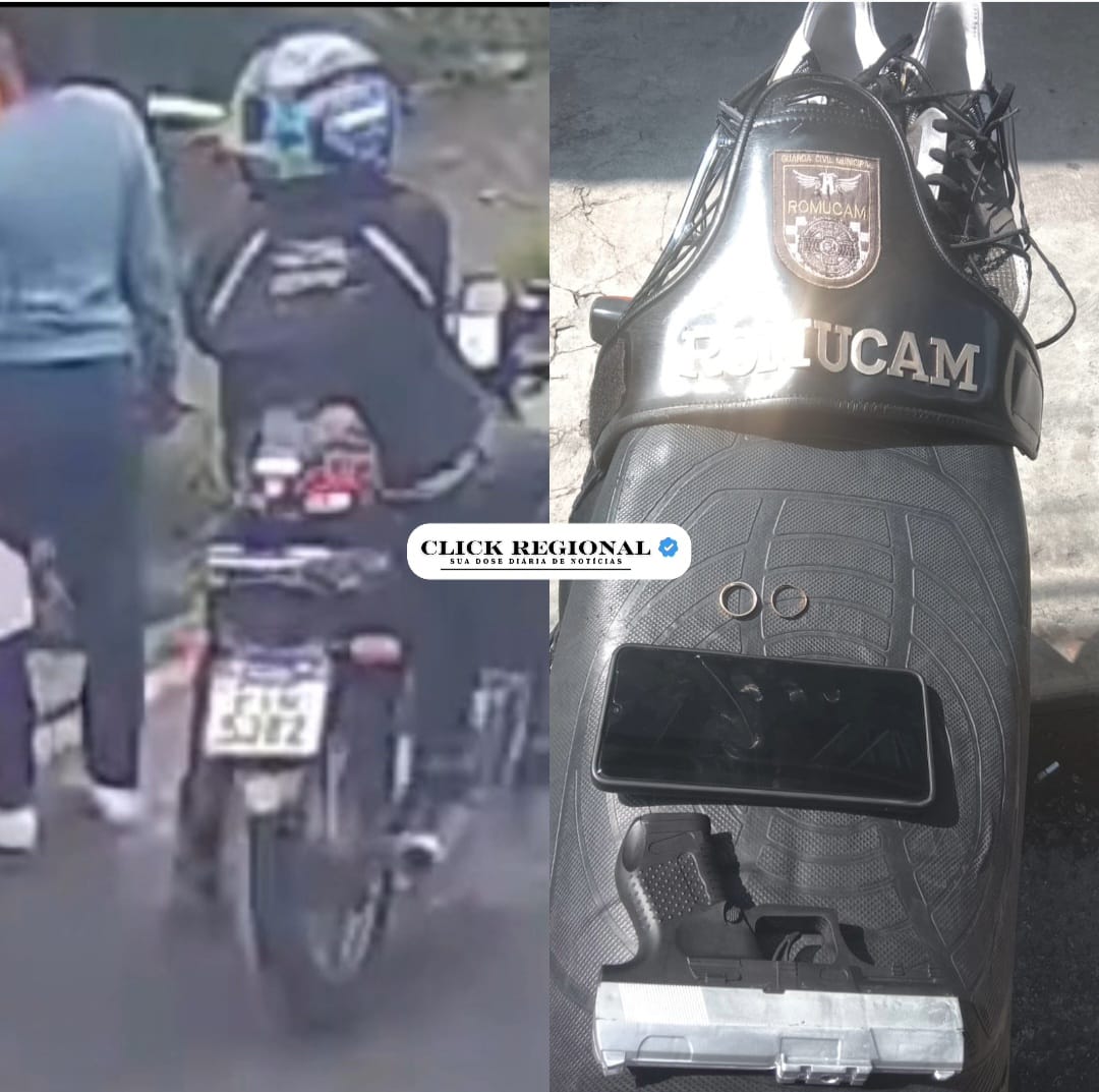 Suspeito de roubo de alianças é preso após perseguição e colisão em Taboão da Serra