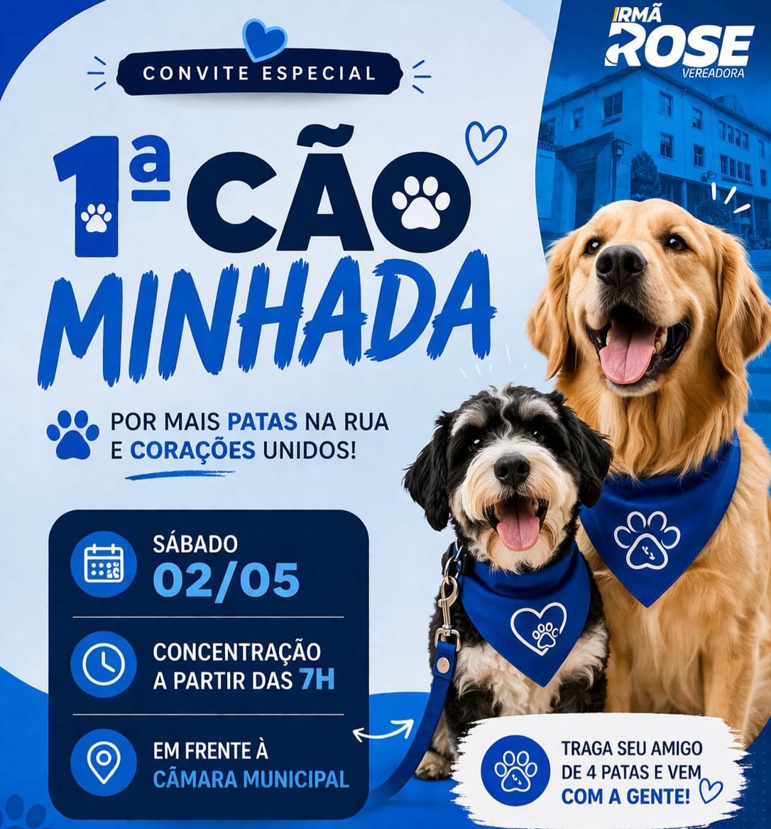 Fim de semana com cãominhada, vacinação e atendimento gratuito para pets em Itapecerica