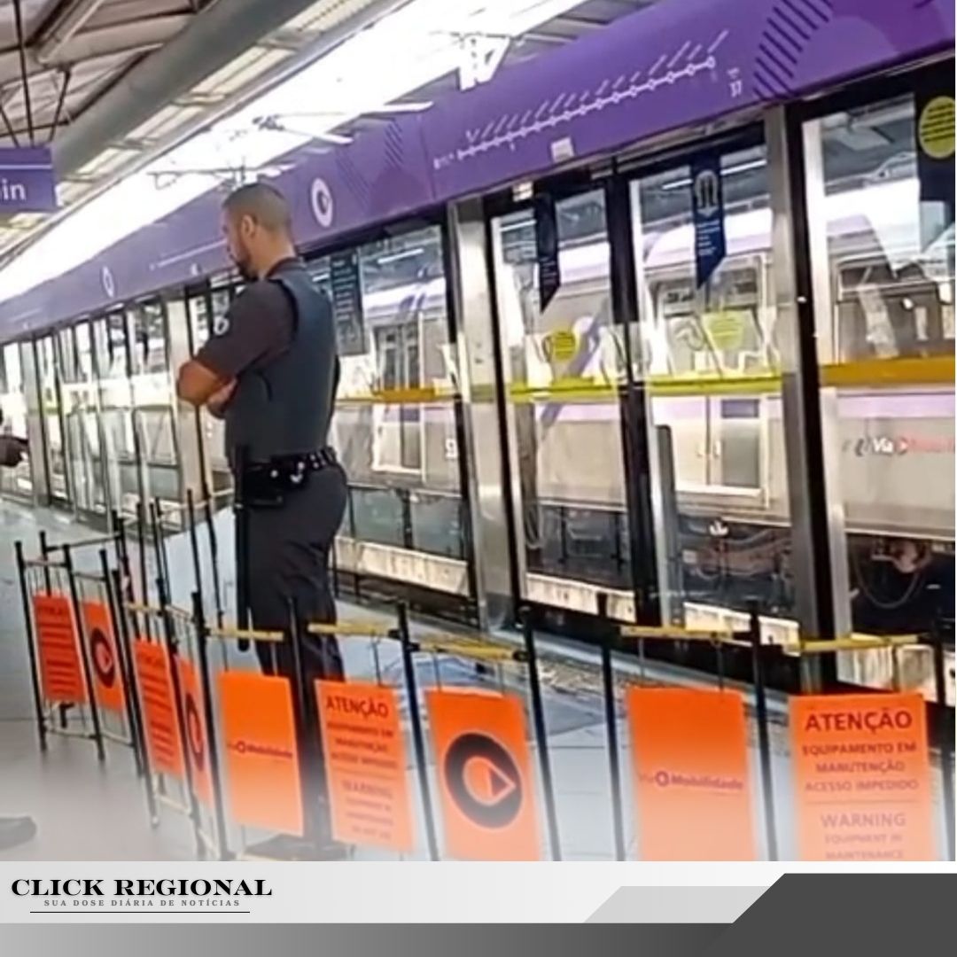 Homem morre ao ficar preso entre as portas do trem e da plataforma na estação do metrô Campo Limpo