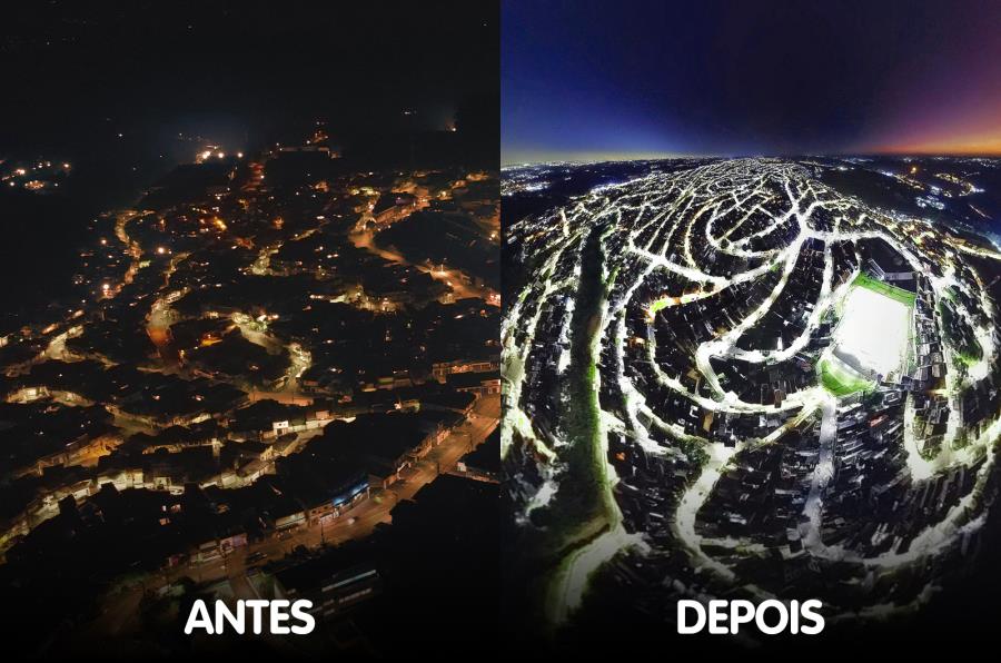 Iluminação de LED chega a bairros de Itapecerica da Serra em maior plano da história da cidade