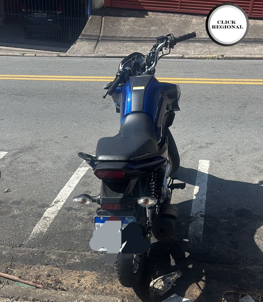 GCM de Taboão da Serra recupera motocicleta roubada e detém suspeito de assalto em tempo recorde